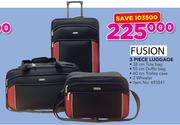 Fusion 3 Piece Luggage