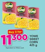 Yowe Sweet Corn-3x425g