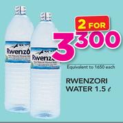 Rwenzori Water-2x1.5Ltr