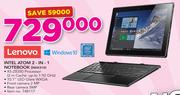 Lenovo Atom 2-In-1 Notebook MIIX310