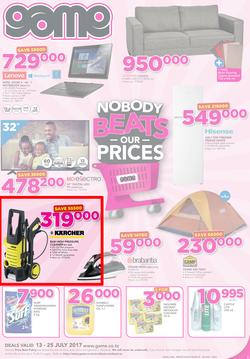 Game Tanzania : Nobody Beats Our Prices(13 July - 25 July 2017), page 1