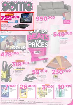 Game Tanzania : Nobody Beats Our Prices(13 July - 25 July 2017), page 1