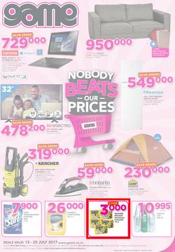 Game Tanzania : Nobody Beats Our Prices(13 July - 25 July 2017), page 1