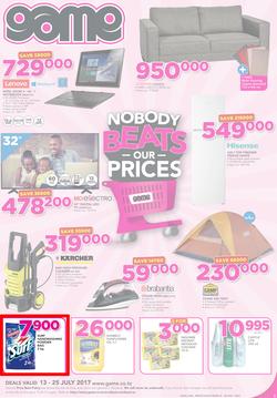 Game Tanzania : Nobody Beats Our Prices(13 July - 25 July 2017), page 1
