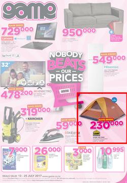 Game Tanzania : Nobody Beats Our Prices(13 July - 25 July 2017), page 1
