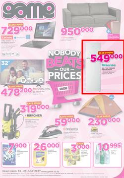 Game Tanzania : Nobody Beats Our Prices(13 July - 25 July 2017), page 1