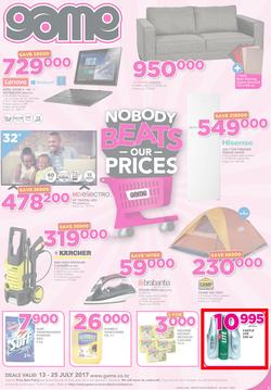 Game Tanzania : Nobody Beats Our Prices(13 July - 25 July 2017), page 1