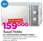 Russell Hobbs 20Ltr Microwave Mirror Finish