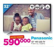 Panasonic 32" HD LED Tv