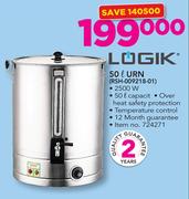 Logik 50Ltr Urn RSH-009218-01