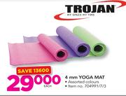Trojan 4mm Yoga Mat-Each