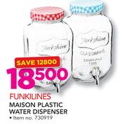 Funkilines Maison Plastic Water Dispenser