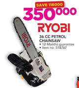 Ryobi 36cc Petrol Chainsaw