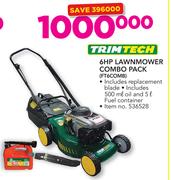 Trimtech 6HP Lawnmower Combo Pack With Includes Replacement Blade & 500ml Oil & 5Ltr Fuel Container