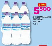6 Kilomanjaro Natural Water-6x1.5Ltr