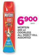 Mortein Odorless All Insect Kill Assorted-600ml