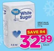 Great Value White Sugar-2.5Kg