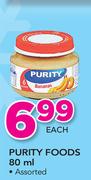 Purity Foods Assorted-80ml