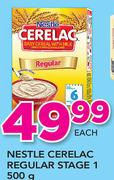 Nestle Cerelac Regular Stage 1-500g
