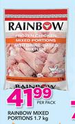 Rainbow Mixed Portions-1.7Kg Per Pack