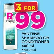 Pantene Shampoo Or Conditiner Assorted-3 x 400ml