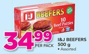 I&J Beefers Assorted-500g Per Pack
