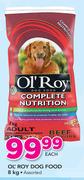 Ol'Roy Dog Food Assorted-8Kg
