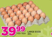 Large Eggs-30's Per Tray