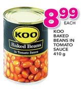 Koo Baked Beans In Tomato Sauce-410gm