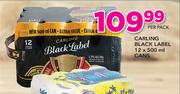 Carling Black Label Cans-12X500ml
