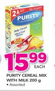 Purity Cereal Mix With Milk-200gm