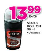 Status Roll On-50ml