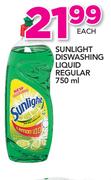 Sunlight Dishwashing Liquid Regular-750ml