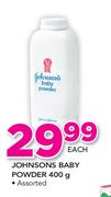 Johnsons Baby Powder-400gm