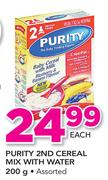 Purity 2nd Cereal Mix With Water-200gm