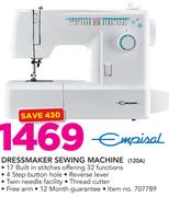 Empisal Dressmaker Sewing Machine 120A