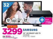 Samsung 32" HD Ready LED TV 32J4003B With Free OVHD