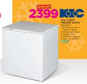 KIC 210Ltr Chest Freezer White KCG 210 1