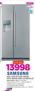 Samsung 660Ltr Side By Side Fridge With Water And Ice Dispenser Metallic RSA1DHMG1 XFA