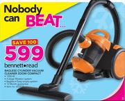 Bennett Read Bagless Cylinder Vacuum Cleaner Zoom Compact