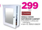 Wildberry Single Door Bathroom Cabinet