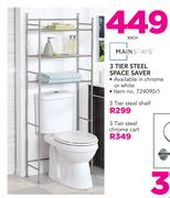 Mainstays 3 Tier Steel Shelf