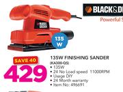 Black & Decker 135W Finishing Sander KA300-QS