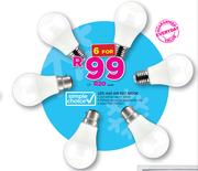 Simple Choice LED A60 6W E27 4000K Cool White/Warm White-Each