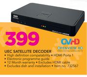 OVHD UEC Satelite Decoder Excluding Installation