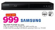 Samsung Blu-Ray Player BD-J4500