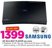 Samsung 3D Blu-Ray Player BD-J5500