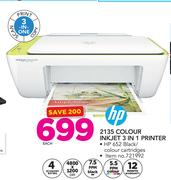 HP 2135 Colour Inkjet 3 In 1 Printer