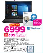 Dell Intel Core i3 Notebook 3567