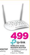 TP Link Wireless N300 Modem Router